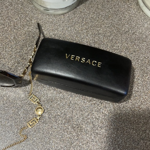 Versace sunglasses. with Versace chain and case